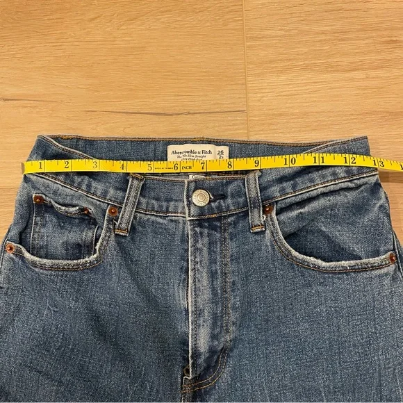 Abercrombie & Fitch Curve Love Jeans 90s slim straight ultra high rise - Picture 5 of 12